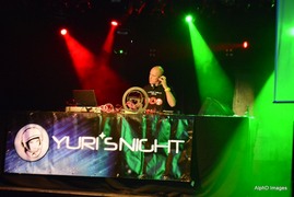 Flexisound lichtshow tijdens een feest
